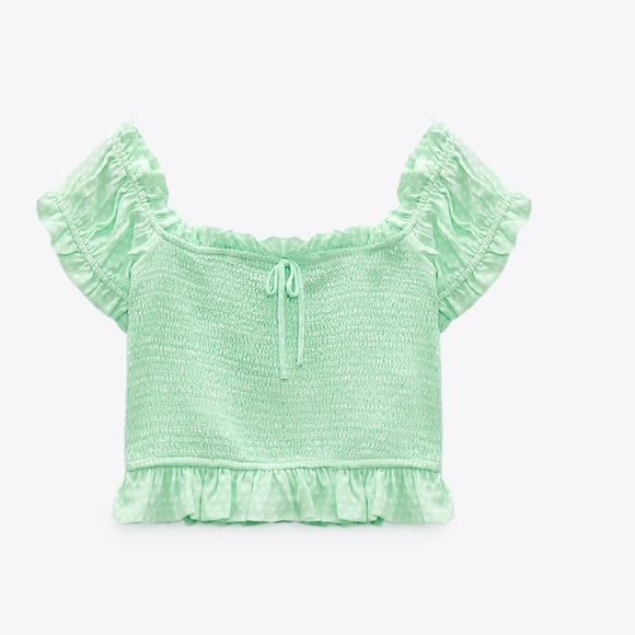 Zara dotted crop top - Picture 5 of 5